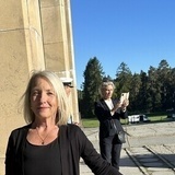 Härligt försommarväder för filminspelning Härligt försommarväder för filminspelning