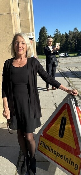Härligt försommarväder för filminspelning Härligt försommarväder för filminspelning