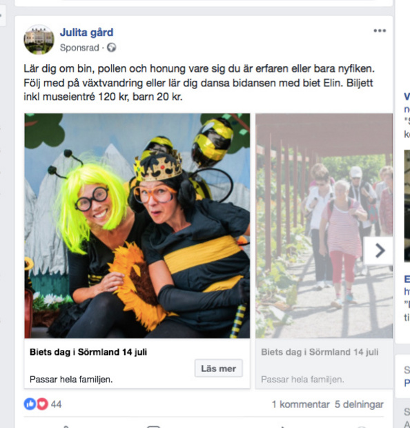 Barnteater-upptrdande p Julita