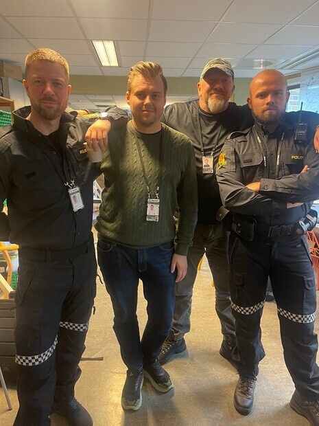 Meg og politi kollegaene mine