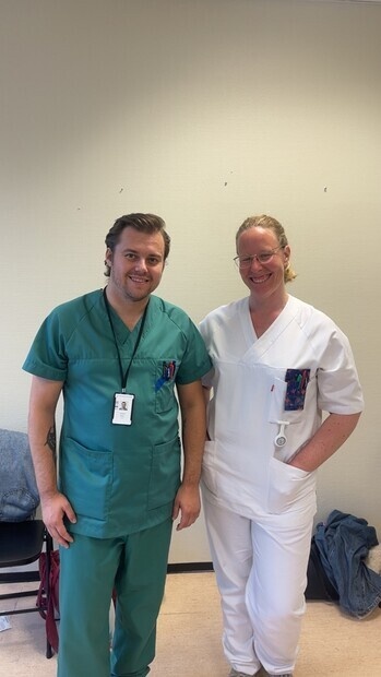 Kirurg og sykepleier