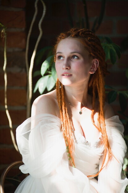 Model för bröllopsbutik