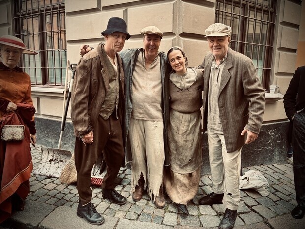 Fattiga människor i Gamla stan tidigt 1900-tal