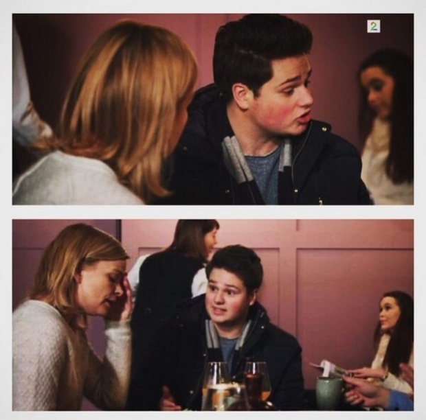 Kunde på restauranten