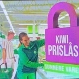Morsomt med Kiwi reklame