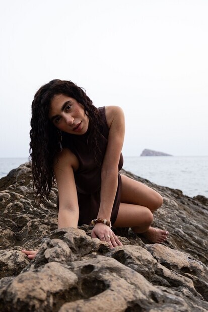Photoshoot vid klippor