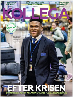 Tidningen kollega omslag Tidningen kollega omslag