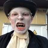 Vampyr under Halloween