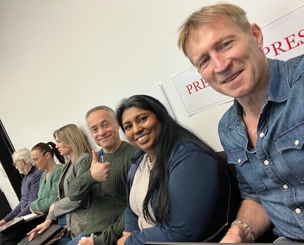 Statist vid Filminspelning av 