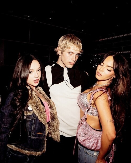 Lexie with KATSEYE Choreographer & Jojo Gomez