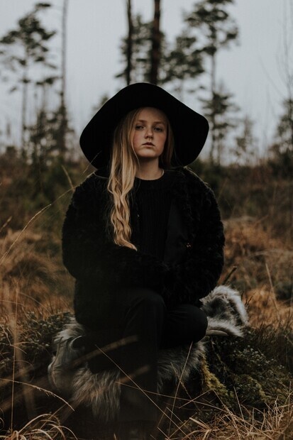 Modell fr en fotoworkshop