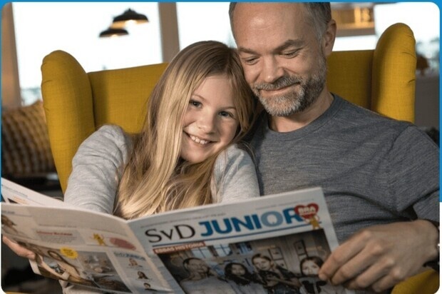 Reklam för SVD junior