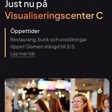 Reklam fr visualiseringscenter i Norrkping