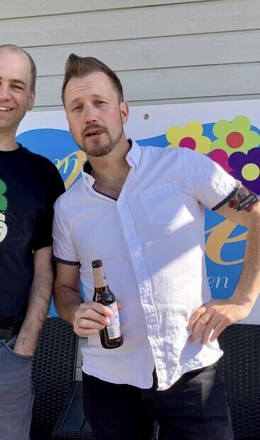 Morsom dag med venner