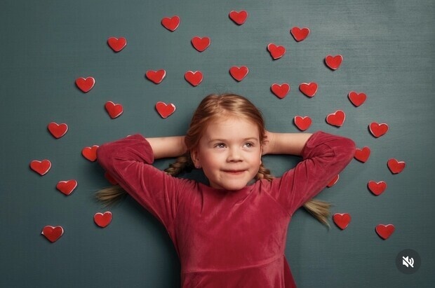 Modell til valentines bilde