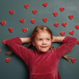 Modell til valentines bilde Modell til valentines bilde