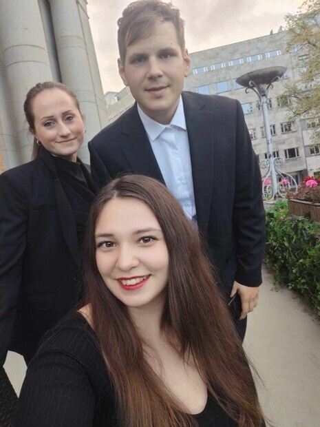 Morsom filmopptak på Nationaltheatret