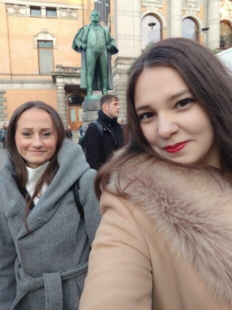 Morsom filmopptak på Nationaltheatret