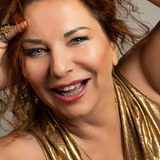 Lady in blue gold Lady in blue gold