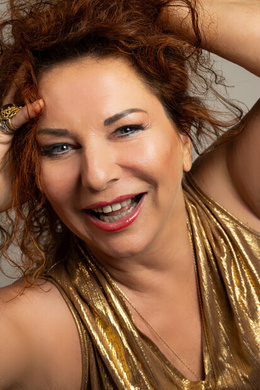 Lady in blue gold Lady in blue gold