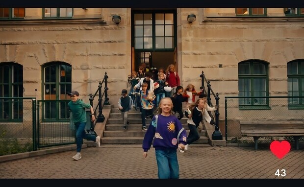 Statist i reklamfilm fr Flora