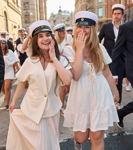 Studenttåg i stan Studenttåg i stan