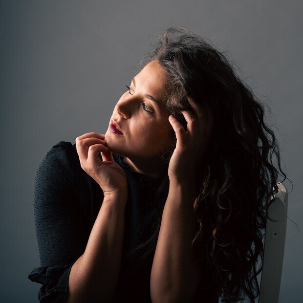 Photoshoot in a studio.