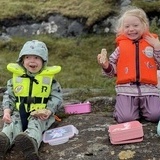 Matpakke på land etter båttur