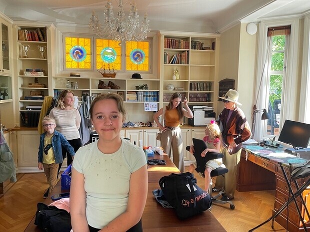 Bilde fra omkledningsrommet