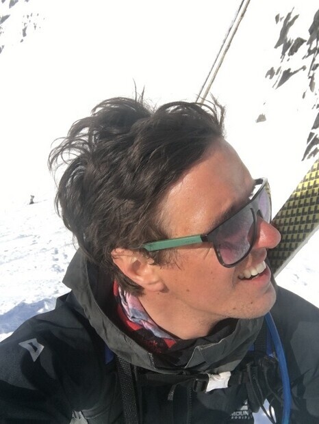 på skitur på skitur