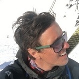 på skitur på skitur