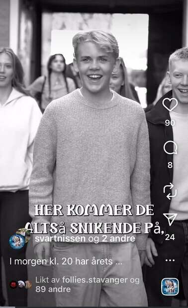 Morsom filmopptak