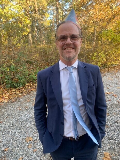 Deltagare på kräftskiva Deltagare på kräftskiva