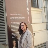 Konferansier på Litteraturhuset I Oslo