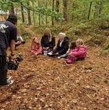 Rolig inspelning för reklamfilm. Rolig inspelning för reklamfilm.