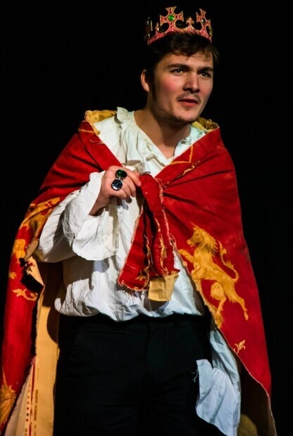 Prins John i Robin Hood-pantomim Prins John i Robin Hood-pantomim