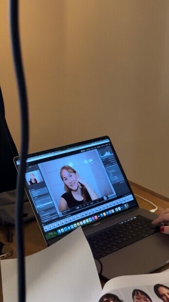 Modell för hudvårdsmärke Modell för hudvårdsmärke