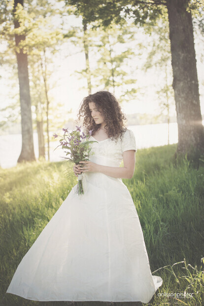 Modell för reklambilder