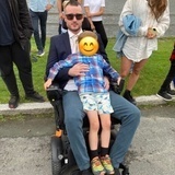 Privat bilde ved skolestart hsten 2024