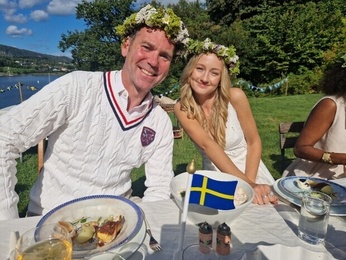 Hygglig dag på sett Hygglig dag på sett
