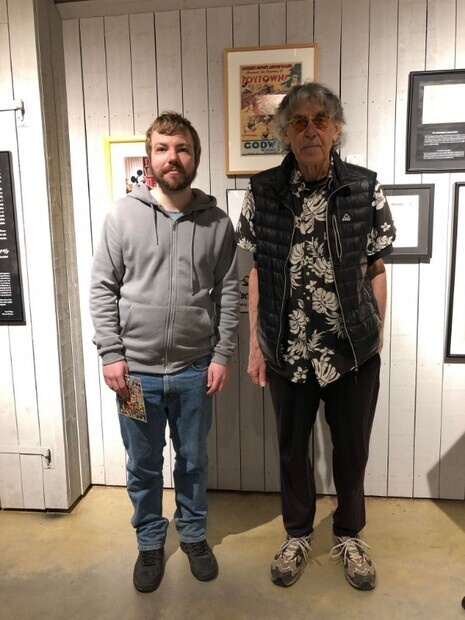 Mte med Lasse berg, trevligt samtal om illustratrskonsten