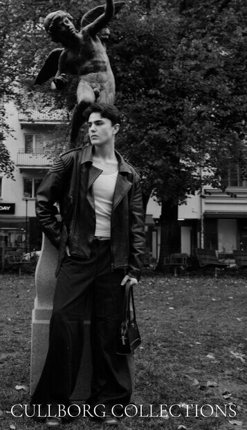 Modell för klädesmärke