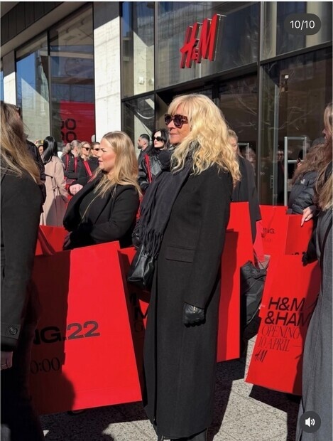 H&Ms öppning av deras flagship