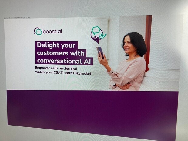 Reklame for boost.ai