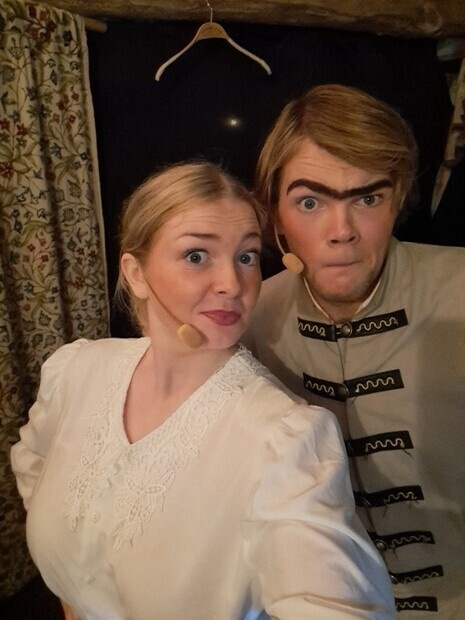Jag o min syster backstage