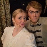 Jag o min syster backstage