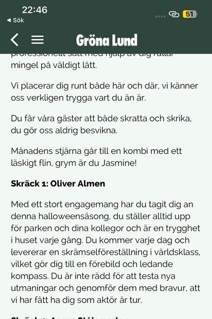 Månadens skärna Månadens skärna