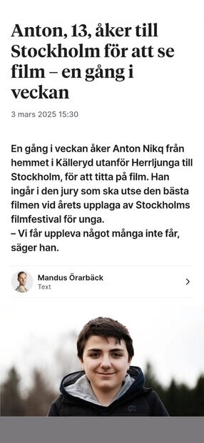tidning filmfestival tidning filmfestival