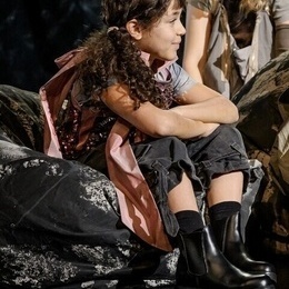 Lekande barn från ”Den långa flykten” Lekande barn från ”Den långa flykten”