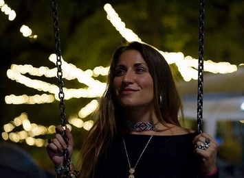 On a swing